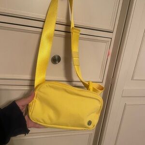 Yellow Lululemon Belt Bag